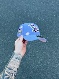 Image 1 of LAVENDER PARTLY PINK  CINCINNATI REDS CUSTOM FITTED CAP
