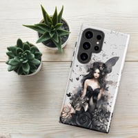 Image 1 of Dark Fairy and Flowers Goth Inspired Mystical Fantasy Tough case for Samsung®