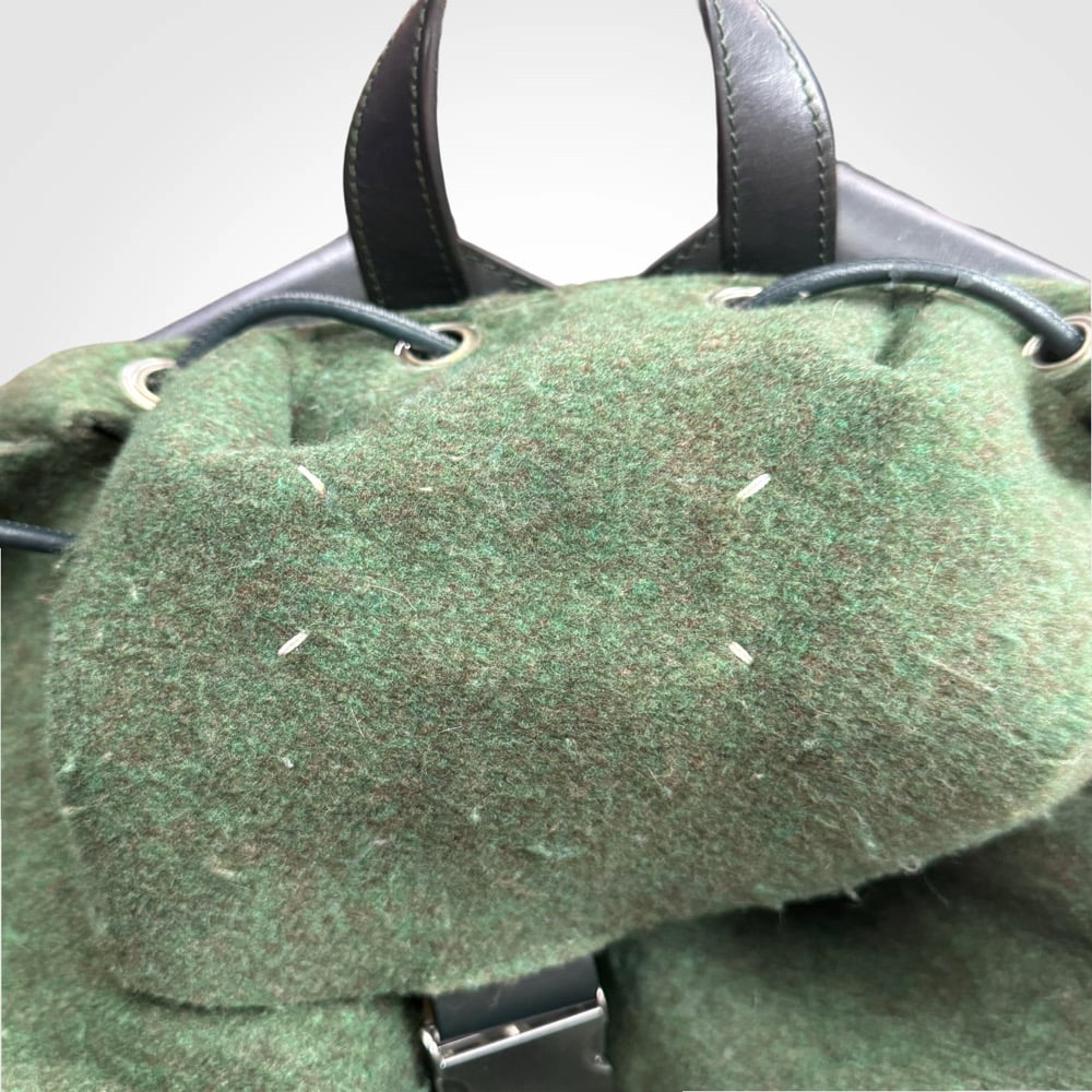 Image of Maison Margiela Wet Felt Army Backpack