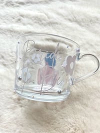 Image 1 of Bride to be Glass Mug