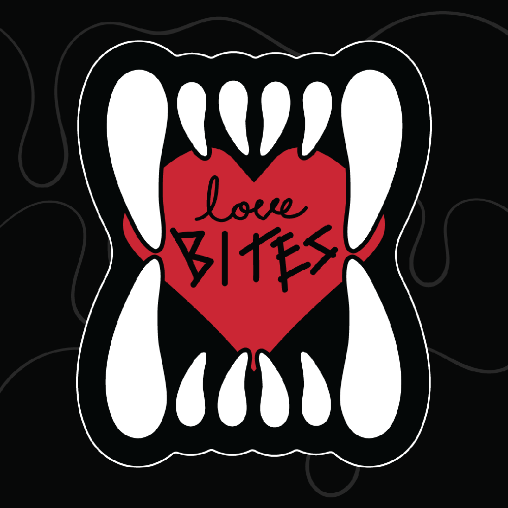 Image of (pre-order) love bites enamel pin
