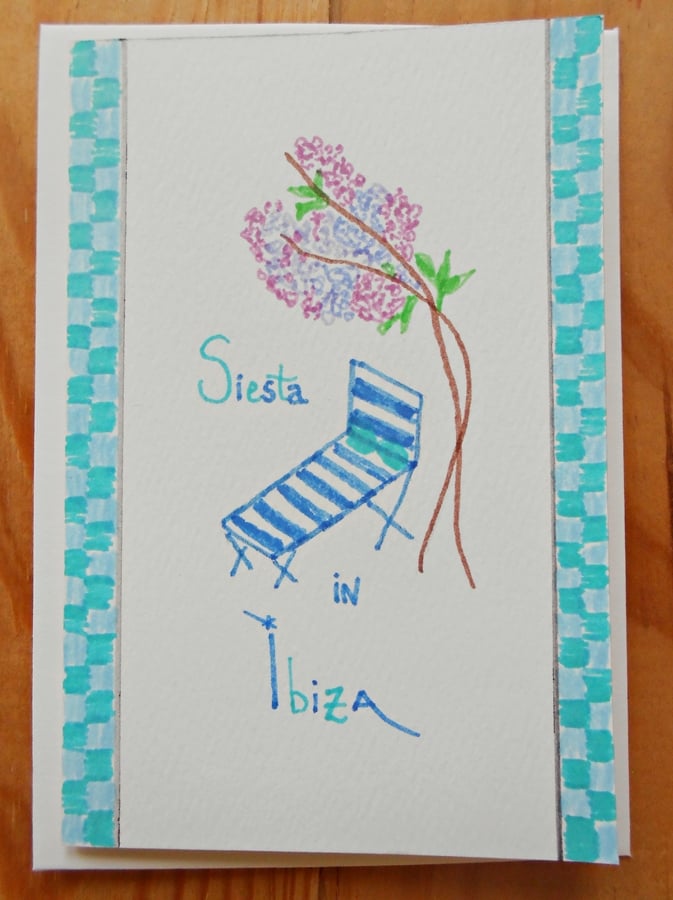 Image of CARD "SIESTA IN IBIZA"