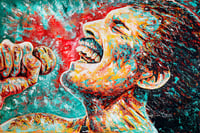 Image 1 of Freddie Mercury by Jeff Williams (Premium Canvas Prints)