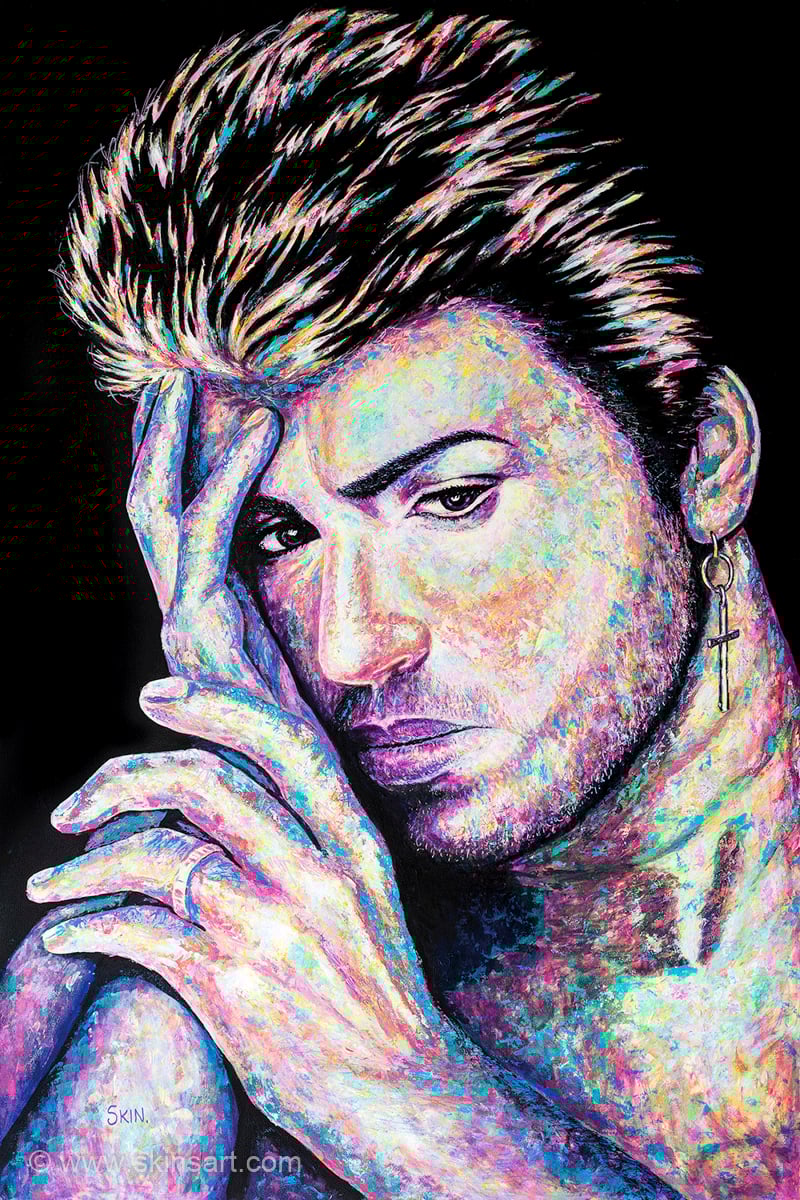 George Michael by Jeff Williams (Premium Canvas Prints)