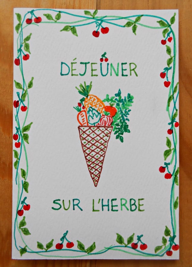 Image of CARD "DÉJEÛNER SUR L'HERBE"