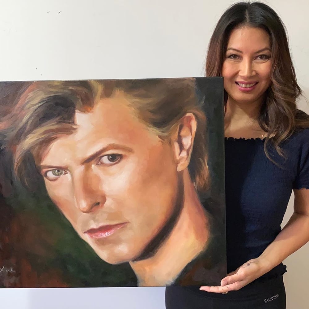 David Bowie Portrait (Original Oil Painting)