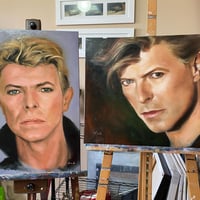 Image 3 of David Bowie Portrait (Original Oil Painting)