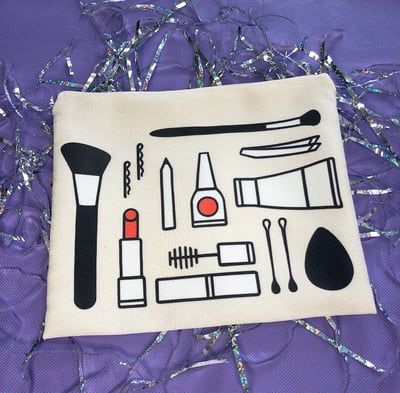 Image of Canvas Makeup Pouch