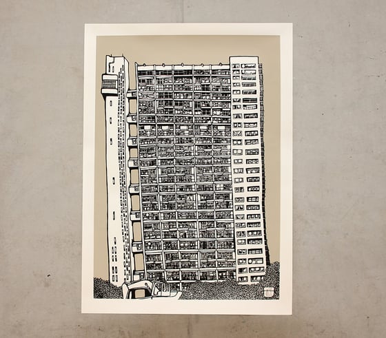 Image of Trellick Tower - Mizzle Grey