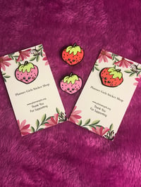 Image 5 of Strawberry Enamel Pins