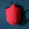 Red Woven Cotton Mask/Filter Holder