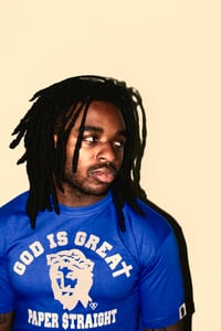 Image 1 of GIGPS COOL BLUE LOGO TEE