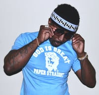Image 2 of GIGPS BABY BLUE LOGO TEE