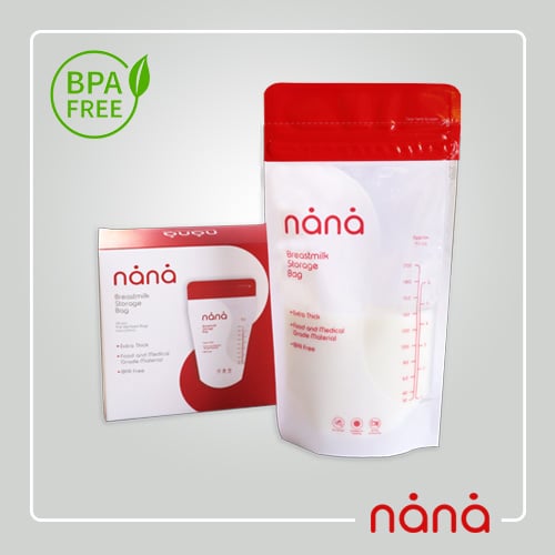 Image of Nana Breastmilk Storage Bags 6 oz - 1 Box