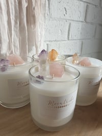 Image 1 of XL Luna crystal candle