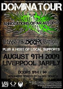 Image of DOMINATOUR 2009 - AUGUST 9TH - LIVERPOOL BARFLY