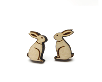 Hares Earrings by Layla Amber