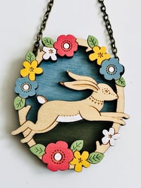 Leaping Hare Necklace By Layla Amber