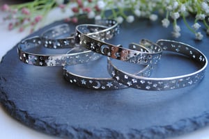 Image of Moon and Stars cuff bracelet