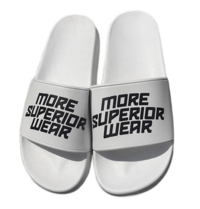Image 2 of White MSW Super Comfortable Slides