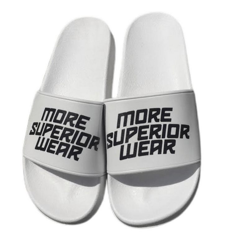 White MSW Super Comfortable Slides