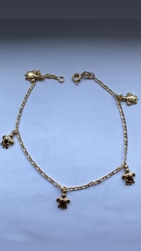 Image 2 of Save the turtles anklet 