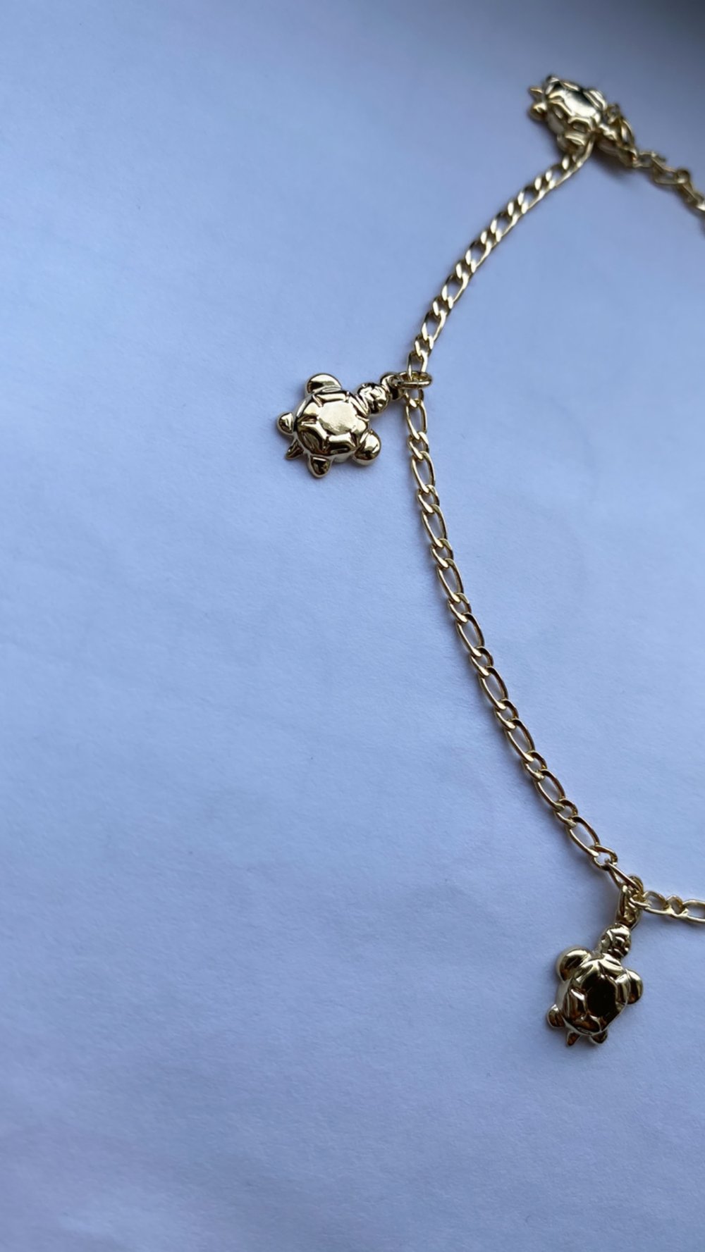 Save the turtles anklet