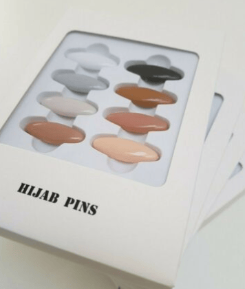 Image of Nuetral hijab pins 