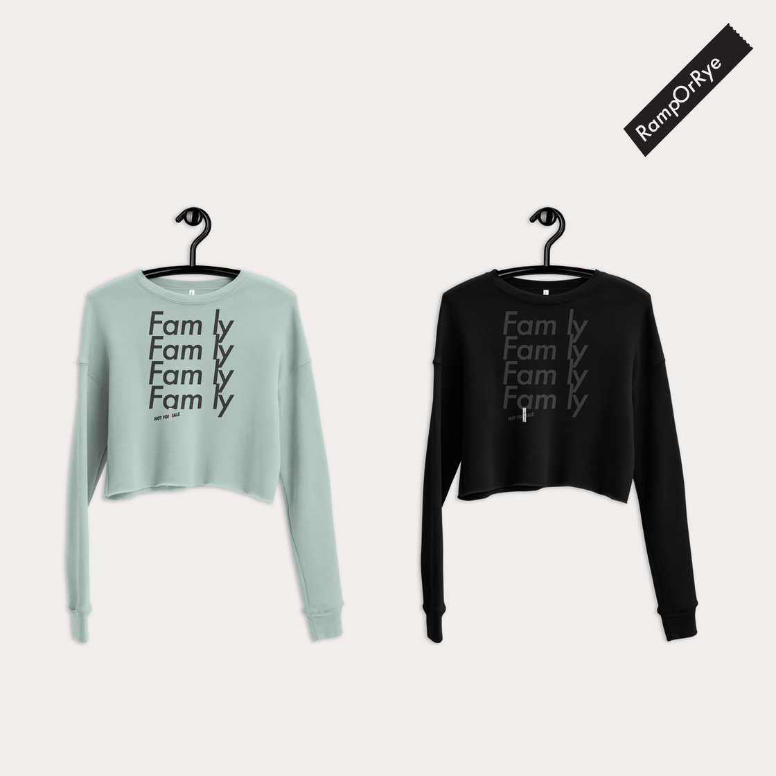 Image of Fam'ly Four Crop Sweatshirt