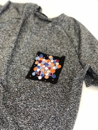 Image 1 of Retro Rose Patch Men’s Pocket Tee