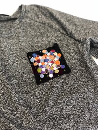 Image 3 of Retro Rose Patch Men’s Pocket Tee