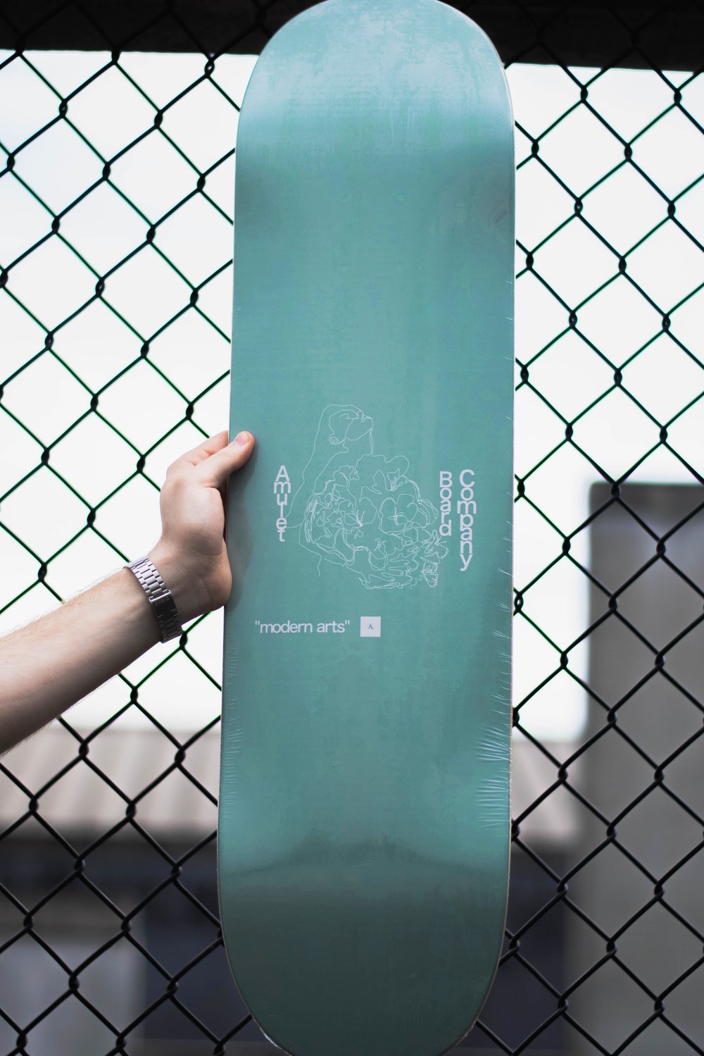 8.25" Modern Arts Deck - Pale Green