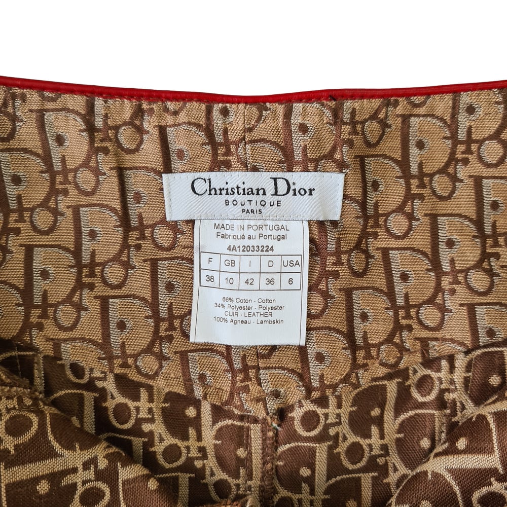 Image of Christian Dior Rasta Skirt