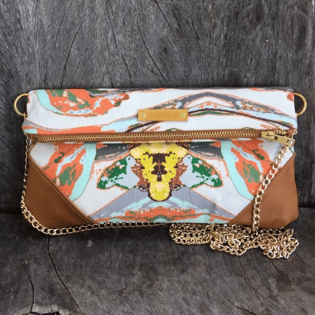 Image of Shelbie Clutch Tangerine