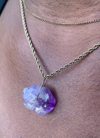 Amethyst pendant small