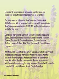 Image 2 of Lavender & Cream - Soap Bar