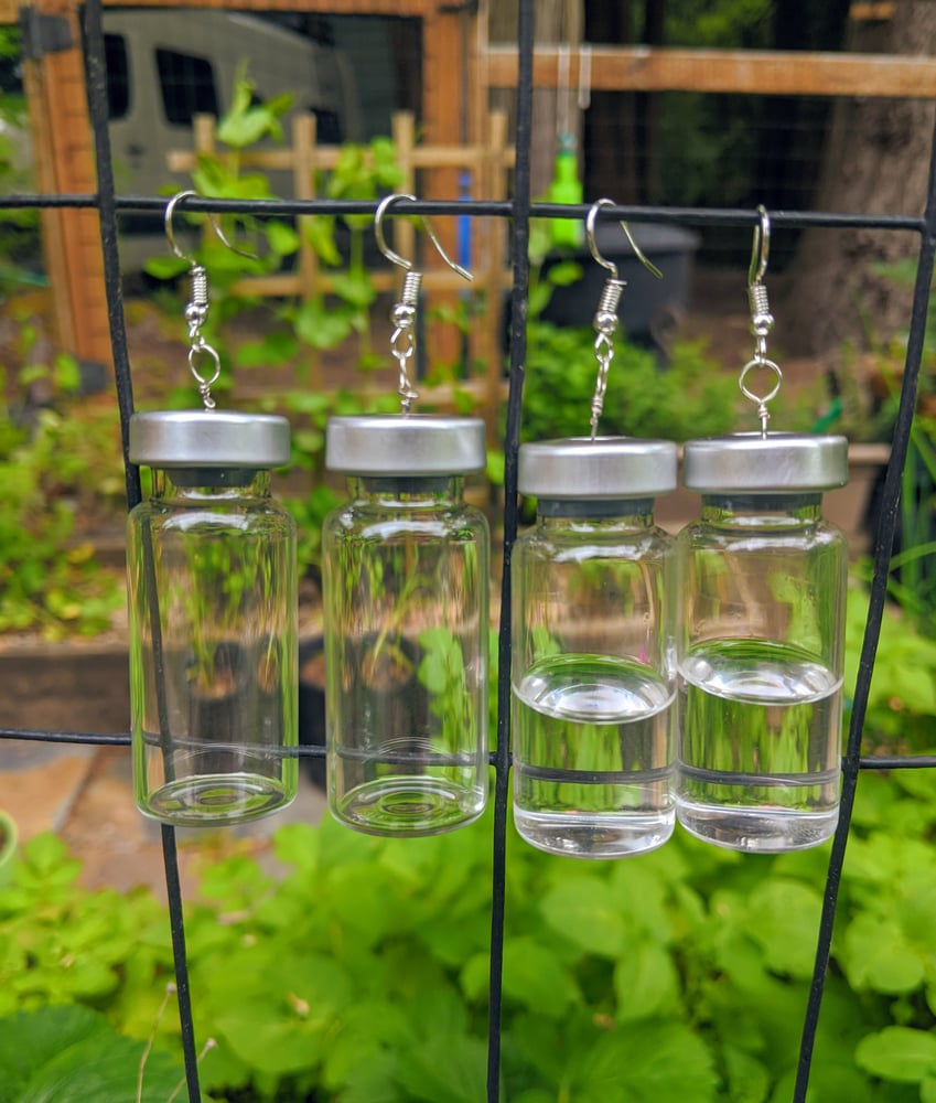 Image of Unlabeled Hormone Bottle Earrings