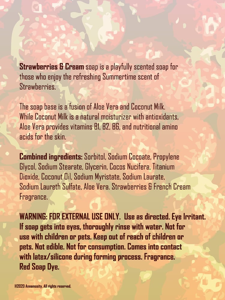 Image of Strawberries & Cream - Soap Bar