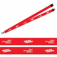 Image 1 of An Inclusive Space X Smiling & Waving Colab Lanyard