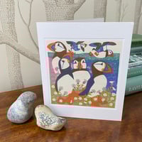‘Puffins’ card