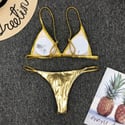 “Gold or Silver Thong Set”