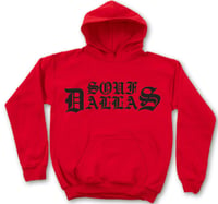 SOUF DALLAS HOODIE (RED/BLK)