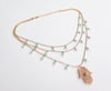 Hamsa Triple Pearls Necklace