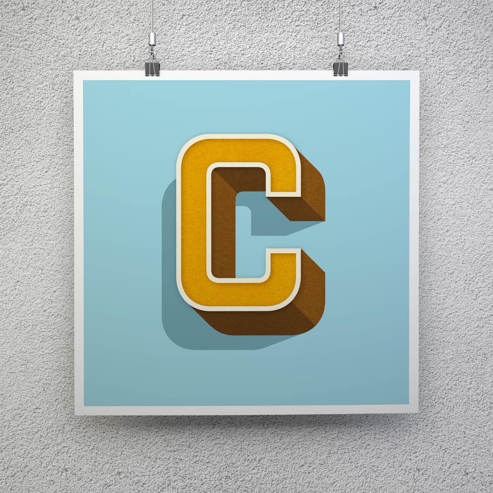 Image of Letter C Print