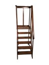 19th C French Oak Library Ladder
