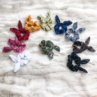 Image 1 of XL Rosette Velvet Scrunchie 