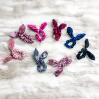 Image 1 of Rosette Velvet Scrunchie 
