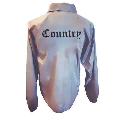 Image of Country Graphite Nylon Coach's Jacket