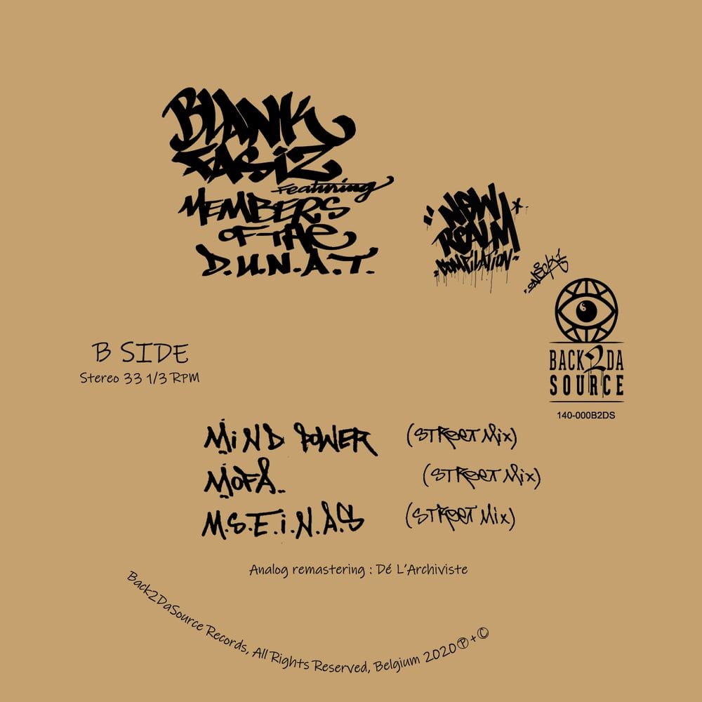 Image of Blank Fasiz Featuring The DUNAT crew - New Realm Compilation (2xLP) (SOLD OUT)