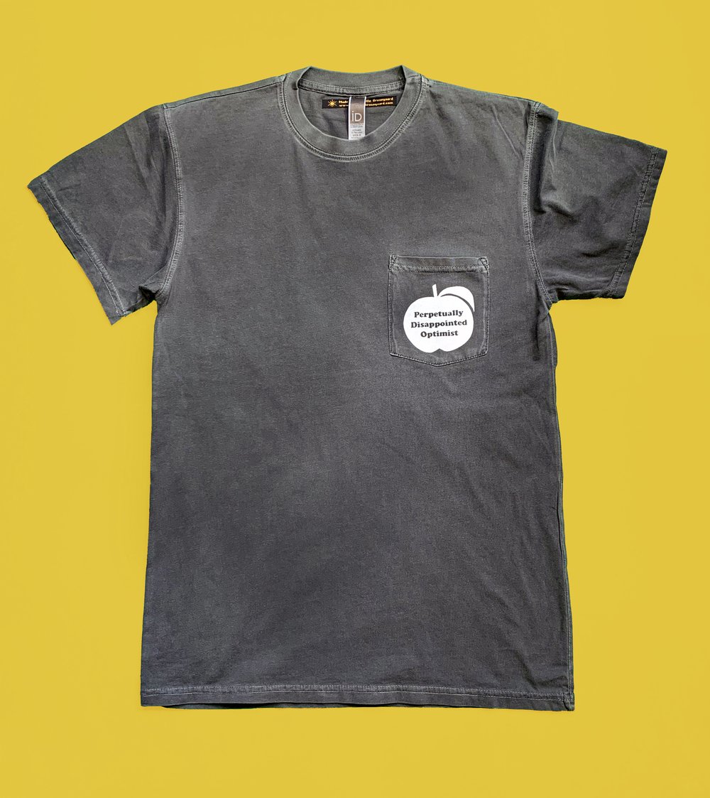 Perpetually Disappointed Optimist pocket tee - unisex